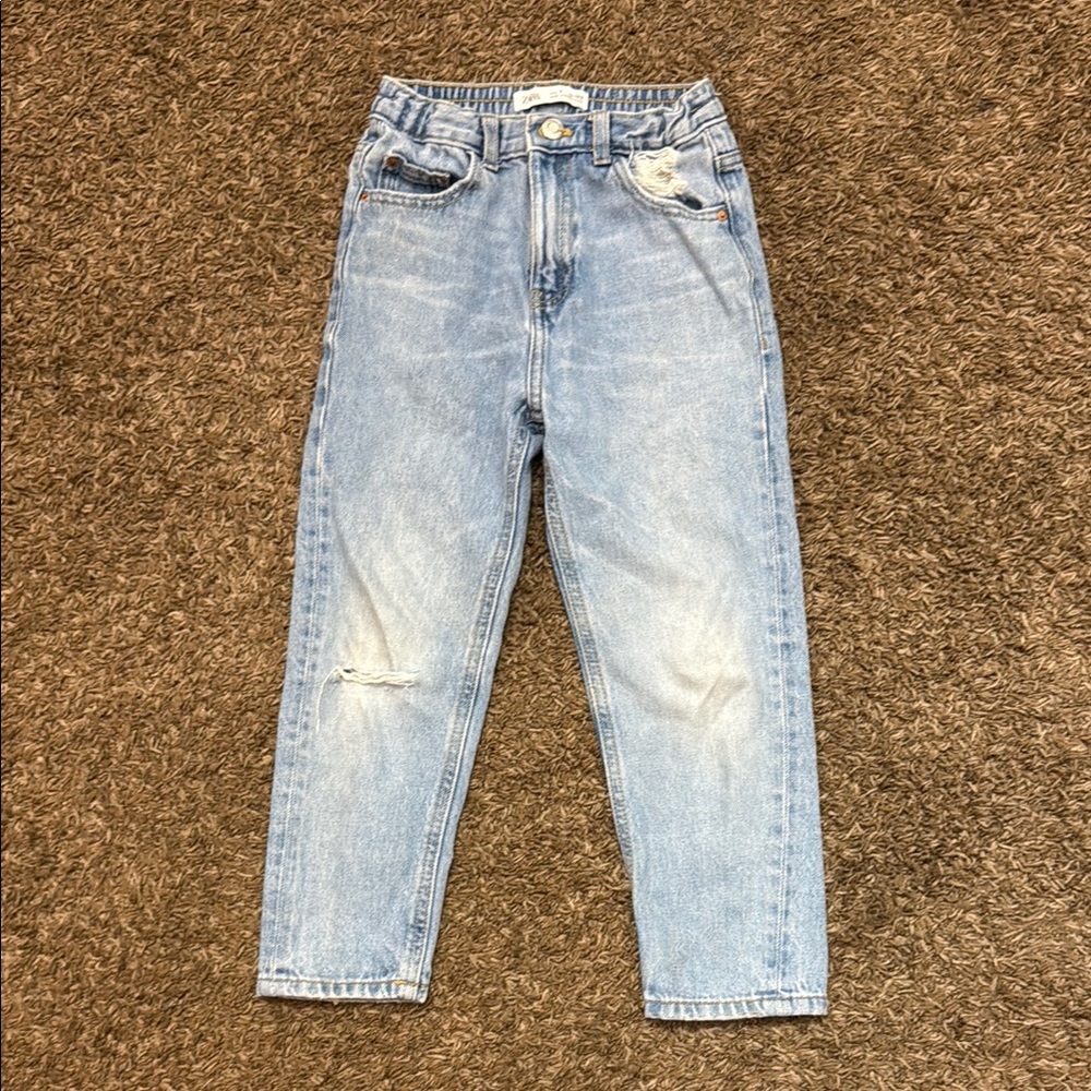 Zara dress set and light blue jeans